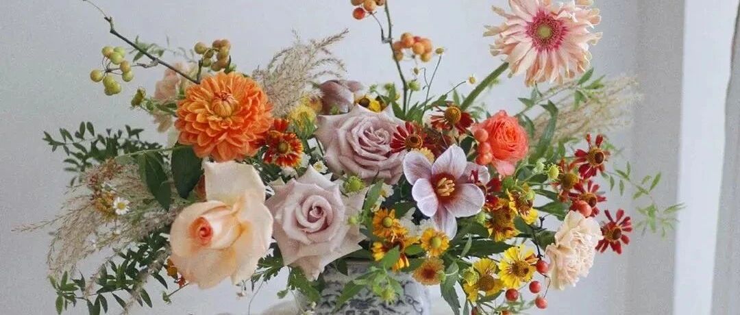 Beautiful flower arrangement art, friends with flowers at home should not miss it, maybe you are the potential florist